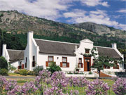 The Old Parsonage in Paarl is a fine example of the historic Cape Dutch architecture often seen in the Cape Winelands.
