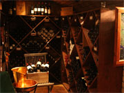 The wine cellar at Singita, Sabi Sands, South Africa, is one of the largest in South Africa.